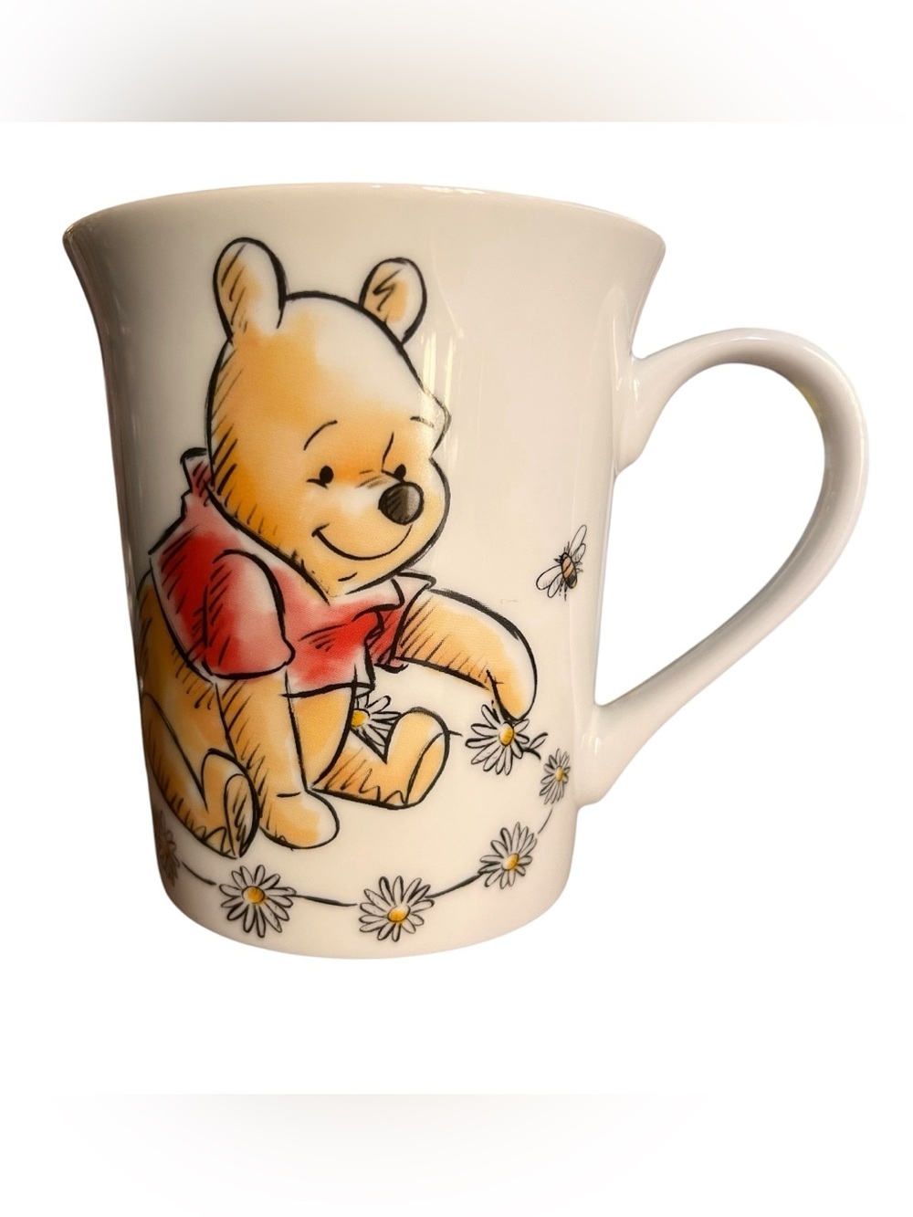 Disney Winnie the Pooh and Piglet Floral Mug